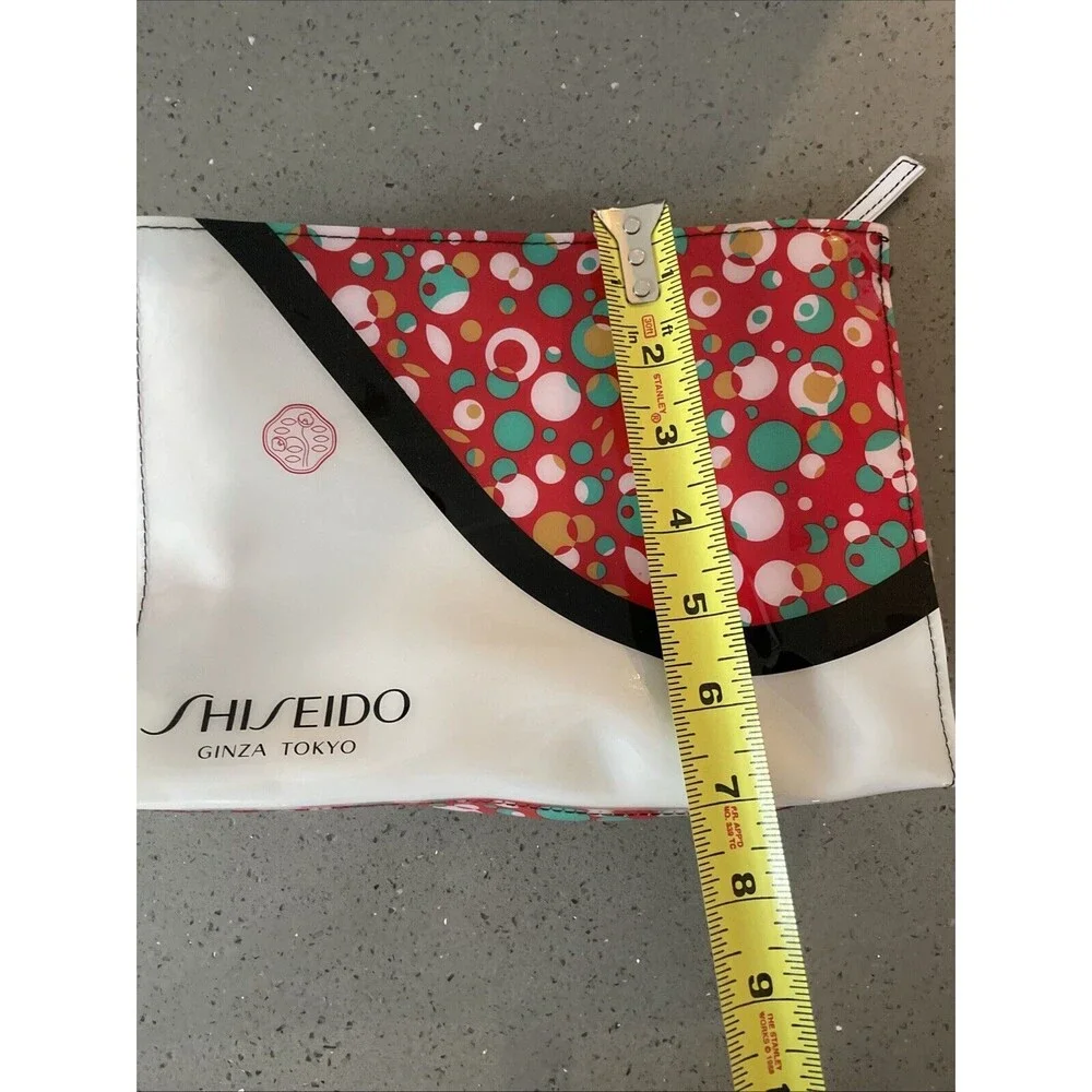 Shiseido Ginza Tokyo Waterproof  PVC  Cosmetic Makeup Bag